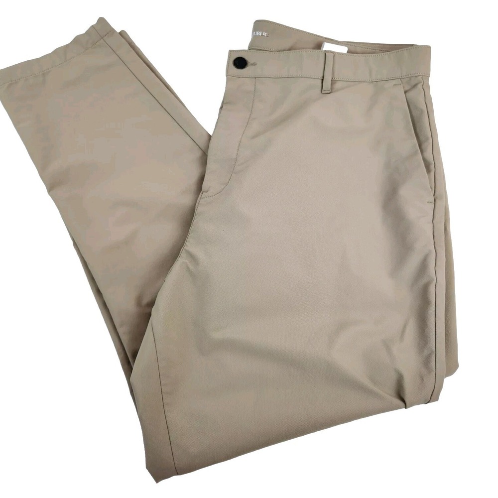 Banana Republic Golf Performance Pant Mens Size 40x30 Beige Chino 100% Polyester